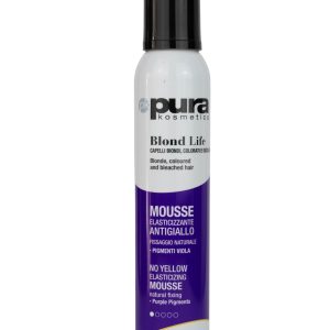 Mousse Antigiallo BLOND LIFE di Pura Kosmetica 200 ml