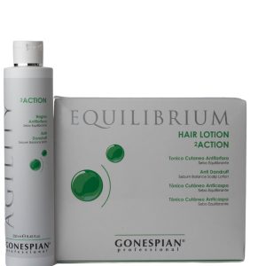 GONESPIAN PROFESSIONAL kit 2ACTION ANTIFORFORA/SEBO EQU.Bagno+Tonico Cutaneo