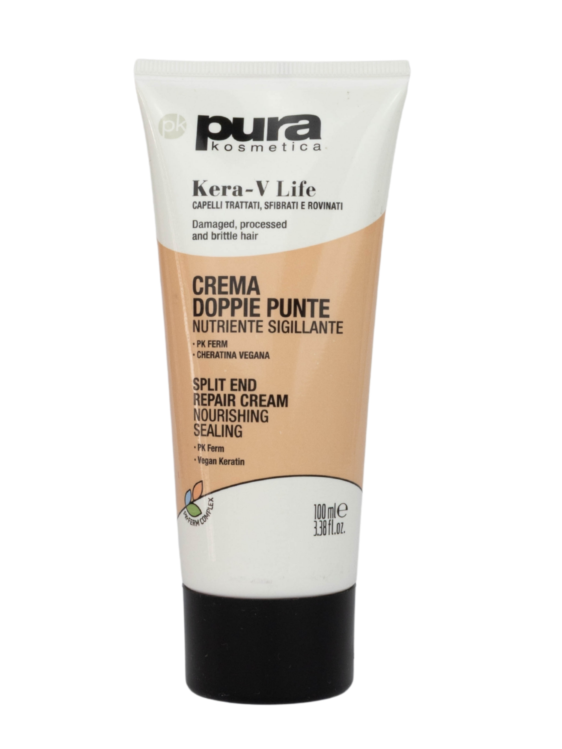 CREMA DOPPIE PUNTE Pura Kosmetica Kera-V Life Cheratina Vegana 100 ml