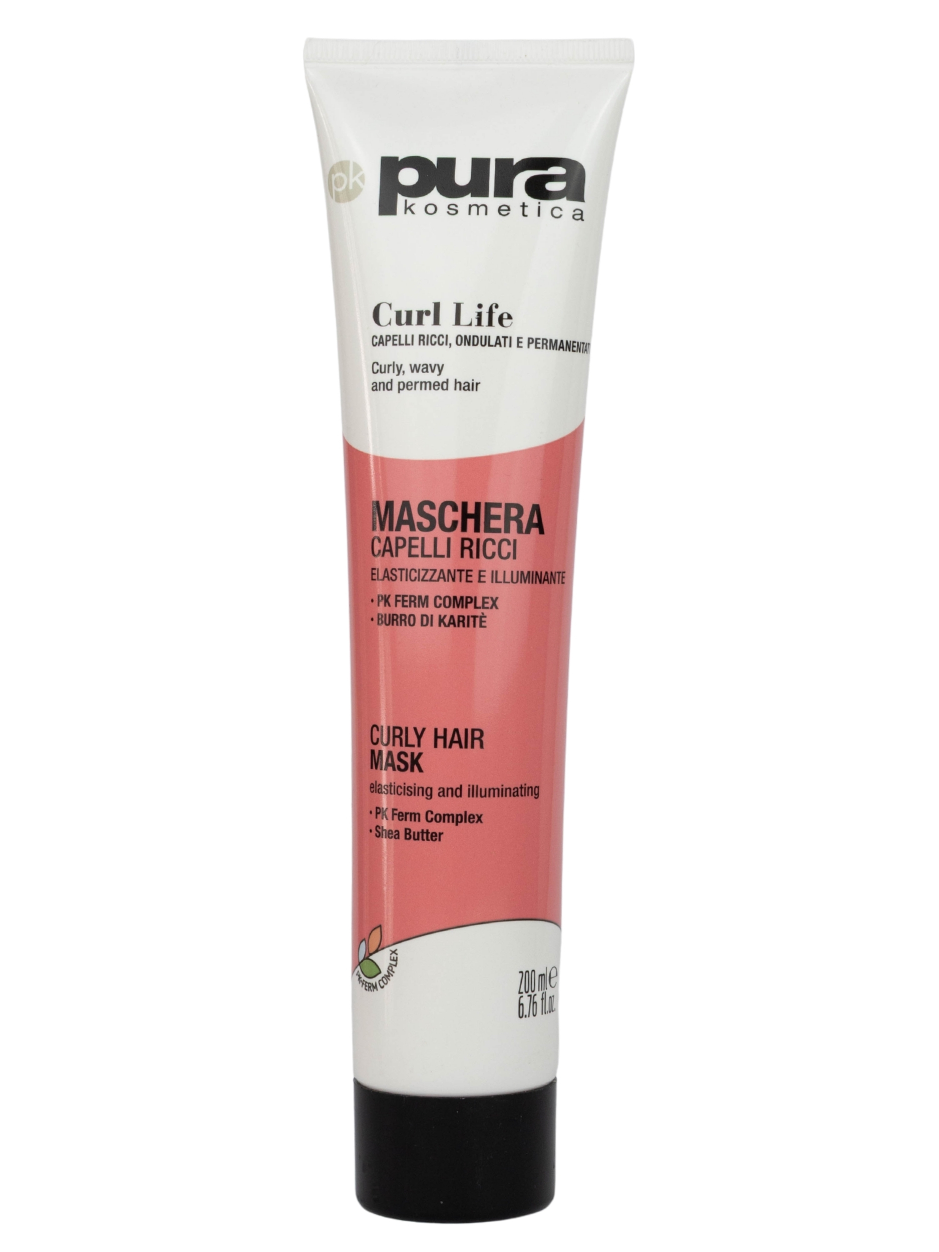 CURL LIFE PURA KOSMETICA Maschera capelli ricci elasticizzante e illuminante