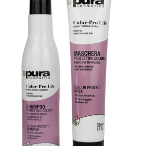PURA KOSMETICA Protettivo colore Color-Pro Life Shampoo 250+ Maschera 200