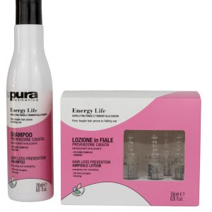 ENERGY LIFE KIT PURA KOSMETICA shampoo+lozioni coadiuvanti anticaduta