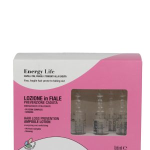 PURA KOSMETICA Lozioni in fiale anticaduta ENERGY LIFE 12 pz