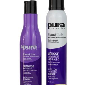 PURA KOSMETICA BLOND LIFE shampoo+schiuma ANTIGIALLO