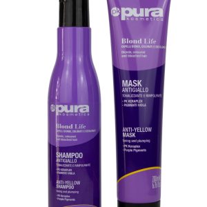PURA KOSMETICA kit BLOND LIFE shampoo 250+mask 200