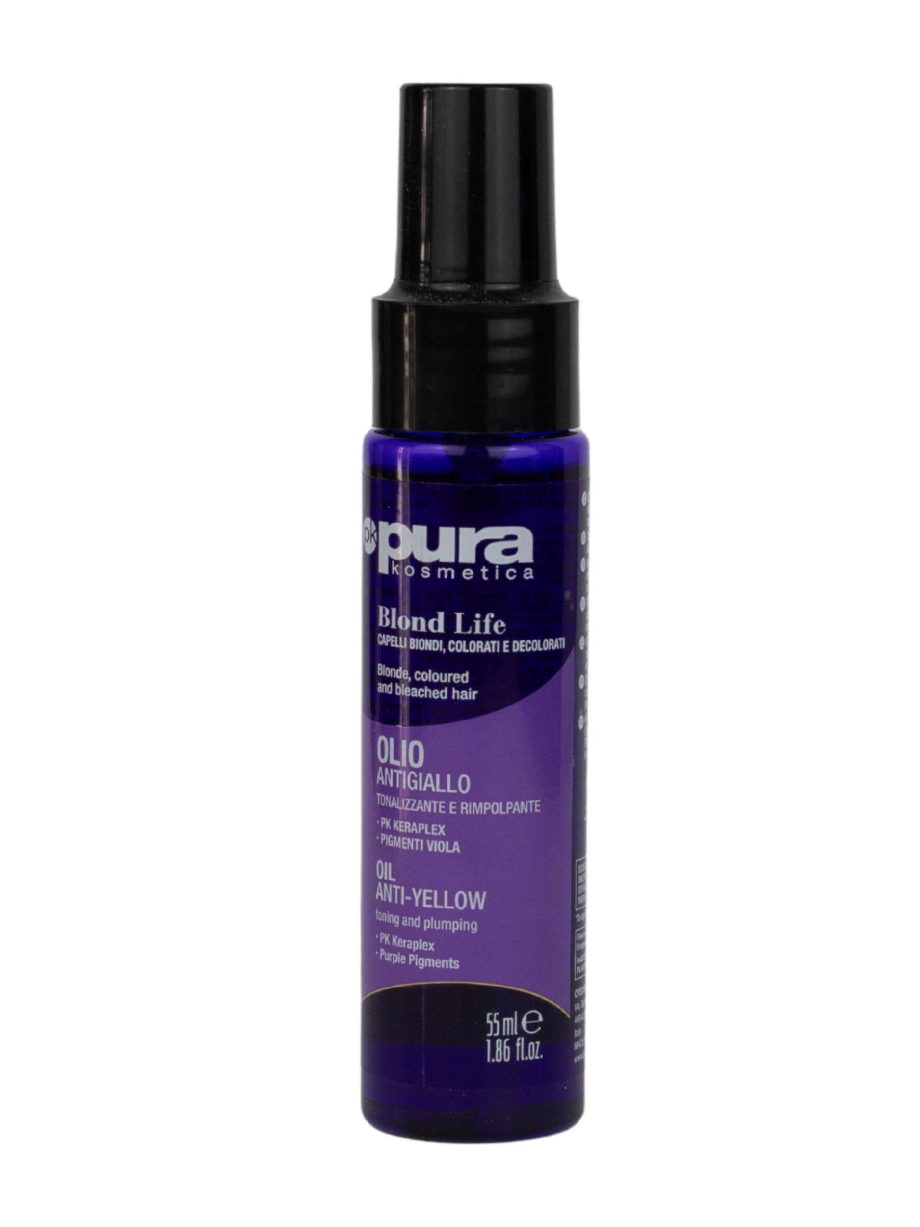 OLIO ANTIGIALLO Blond Life PURA KOSMETICA 55 ml