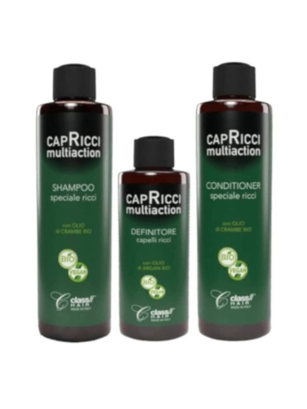 MULTIACTION CapRicci kit shampoo+conditioner+siero ravviva ricci